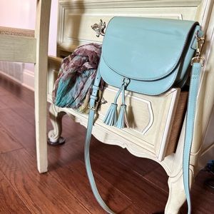 Kate Landry mint green crossbody. Great condition